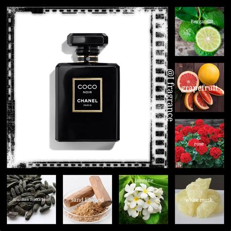 chanel coco noir fragrance notes|coco Chanel Noir perfume notes.